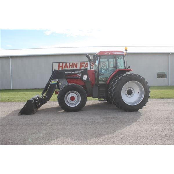 McCormick MTX140 4wd tractor, cab, air, Alo 690 SLldr