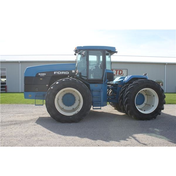 New Holland 9480 4wd tractor, cab, air, 6437 hours