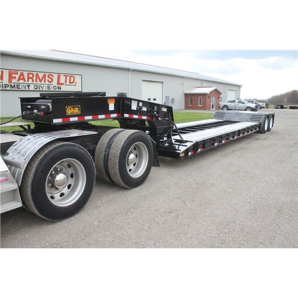 Witzco Challenger NEW, RG-35 35 ton tandem axle hydraulic detachable gooseneck trailer, black, self