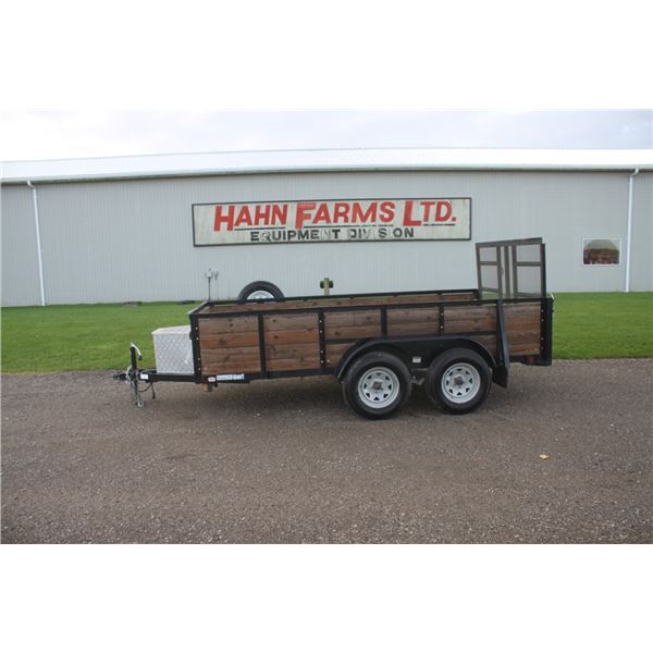 11' Tandem axle aluminum utility trailer