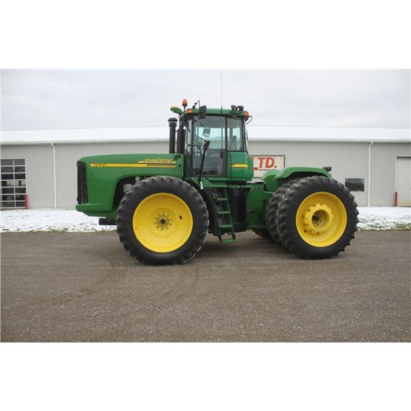 JD 9220 4wd tractor, axle duals, 5767 hours