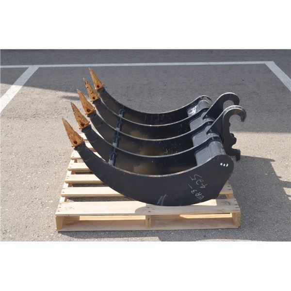 New Cotech 42" root rake, Kubota KX series hook up