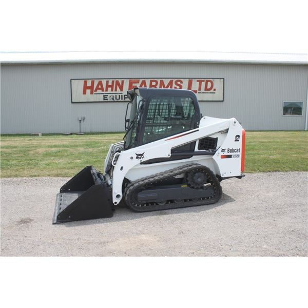 2017 Bobcat T450 track skidsteer, cab, air,  2051 hours