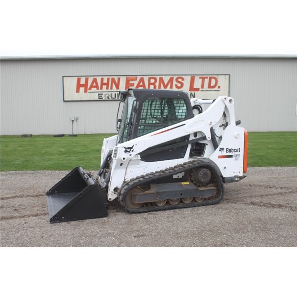 2016 Bobcat T590 track skidsteer, cab, air, 1640 hours