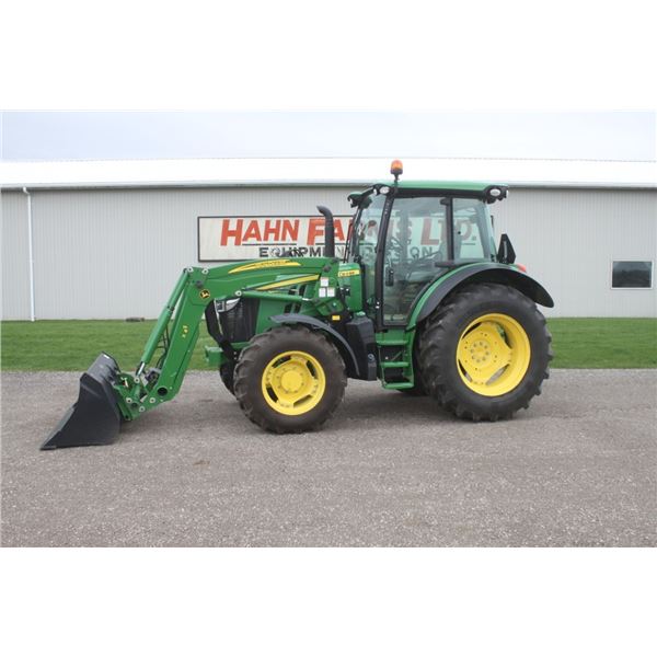 JD 5100R 4wd tractor, cab, air, New Quicke X4S loader