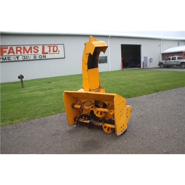 Trackless snowblower attachment