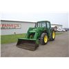Image 2 : JD 6400 4wd tractor, cab, air, 640 loader, 8324 hours