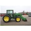 Image 5 : JD 6400 4wd tractor, cab, air, 640 loader, 8324 hours