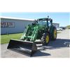 Image 1 : JD 6430 Premium 4wd tractor, cab, air, New JD 600M SL loader, 3224 hours