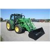 Image 3 : JD 6430 Premium 4wd tractor, cab, air, New JD 600M SL loader, 3224 hours