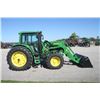 Image 4 : JD 6430 Premium 4wd tractor, cab, air, New JD 600M SL loader, 3224 hours