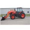 Image 1 : 2014 Kubota M100GX 4wd tractor, cab, air, New M5 ldr