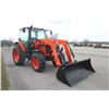 Image 4 : 2014 Kubota M100GX 4wd tractor, cab, air, New M5 ldr