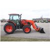 Image 5 : 2014 Kubota M100GX 4wd tractor, cab, air, New M5 ldr