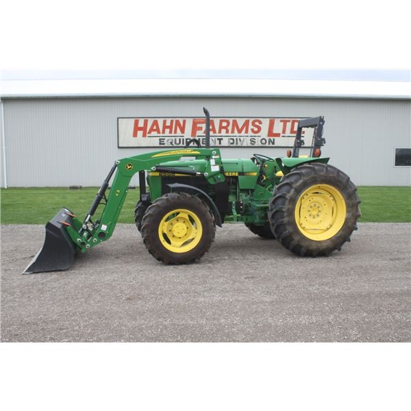 JD 2555 4wd tractor, rops, New X3 loader, 4702 hours