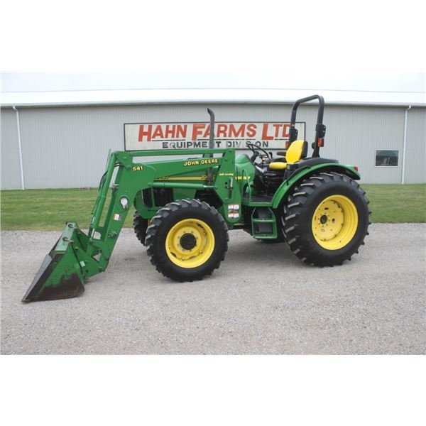 JD 5420 ISO platform 4wd tractor, rops, 541 SL loader