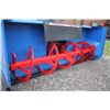 Image 6 : Agri Metal MS 2682 7' snowblower, hydraulic turn, hydraulic deflector, poly anti-scratch cutting edg
