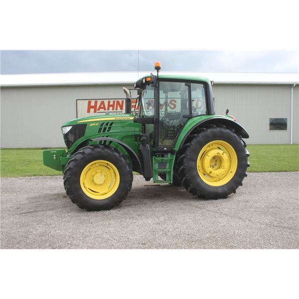 JD 6115M 4wd tractor, cab, air, 2030 hours