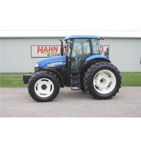 2014 New Holland TS6.120 4wd tractor, c/a, 1049 hrs