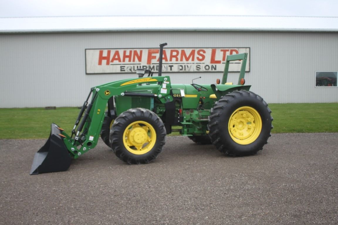 JD 2550 4wd tractor, rops, New X3 loader, 9309 hours