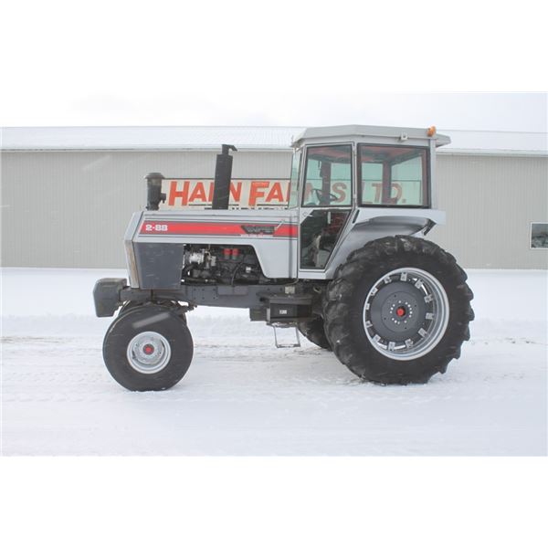 White 2-88 2wd tractor, cab, air, made in USA
