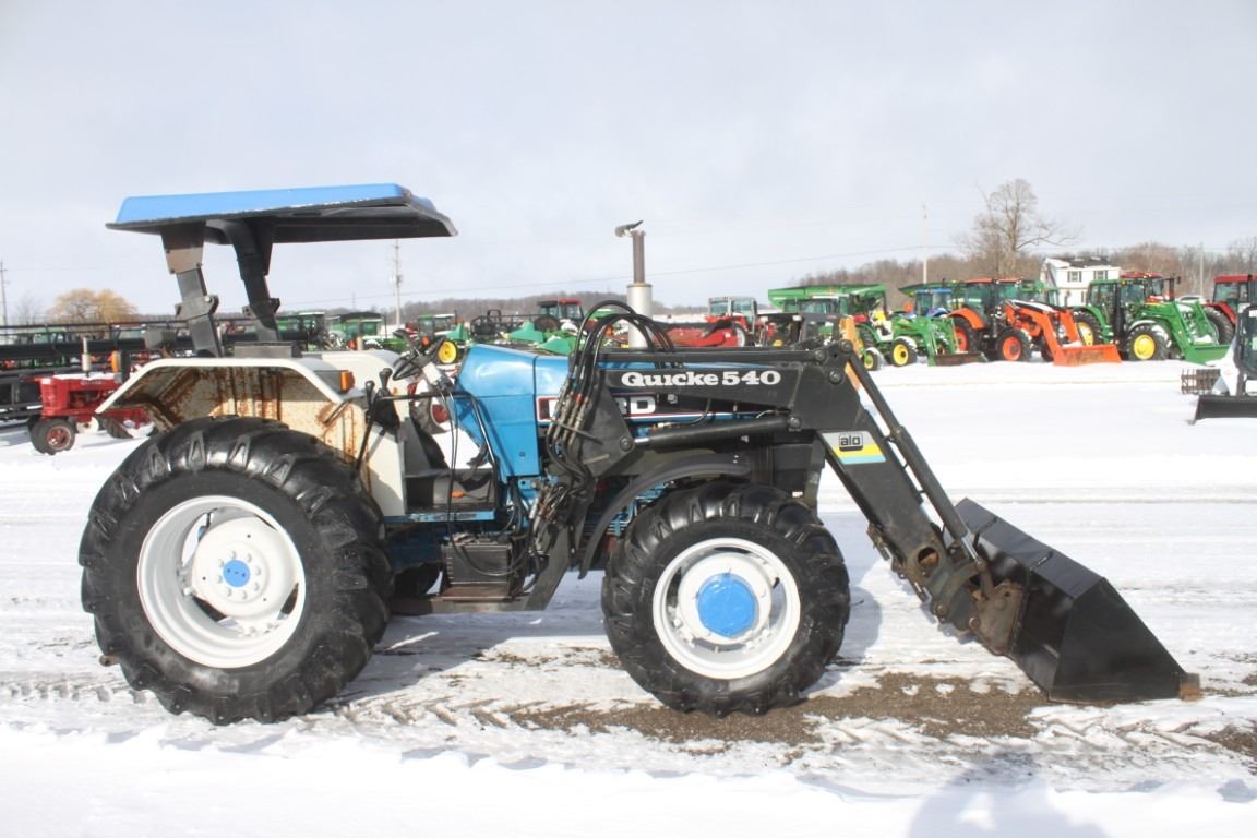 Ford 5640 SL 4wd tractor, rops, Alo 540 loader