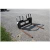 Image 1 : HLA 4200 lb pallet fork, Euro coupler, high back