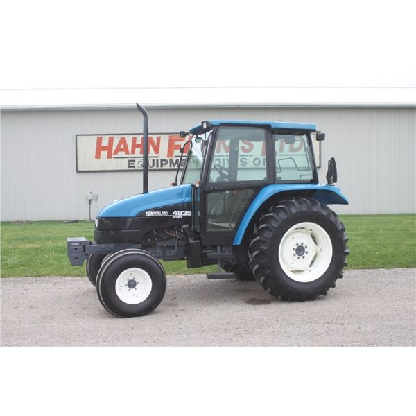 New Holland 4835 2wd tractor, cab, air, only 1104 hrs