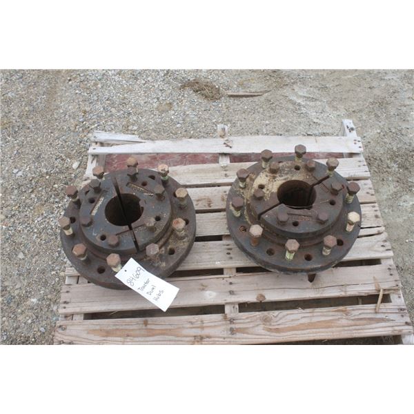 1 set of tractor dual hubs