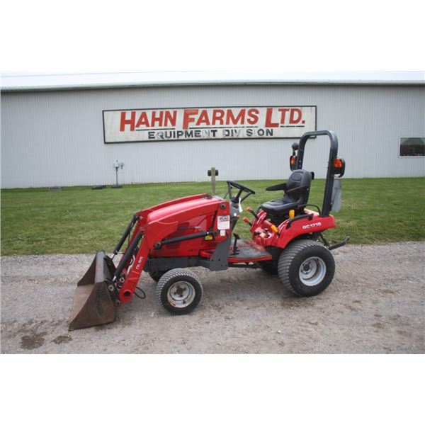 MF GC1715 4wd compact tractor, DL95 loader, local consignment