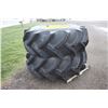 Image 2 : 2 Goodyear 23.1x26 rice tires on JD 8 stud hole combine rim