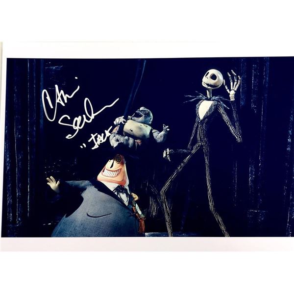 The Nightmare Before Christmas Chris Sarandon facsimile signed  movie photo