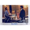 Image 1 : Wall Street Michael Douglas and Charlie Sheen facsimile signed movie photo