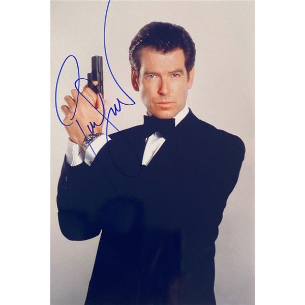 James Bond Pierce Brosnan facsimile signed  photo