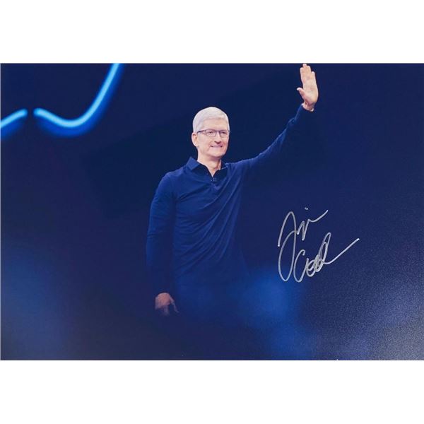 Apple CEO Tim Cook facsimile signed  photo