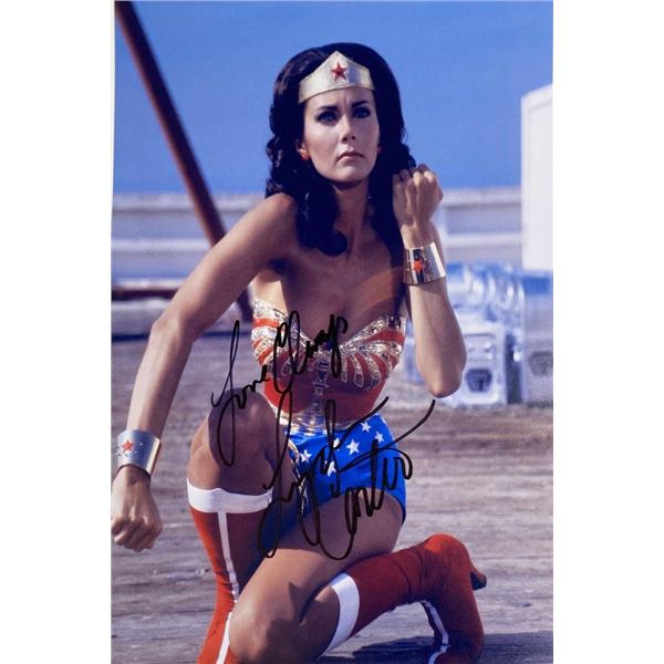 Wonder Woman Lynda Carter facsimile signed  photo