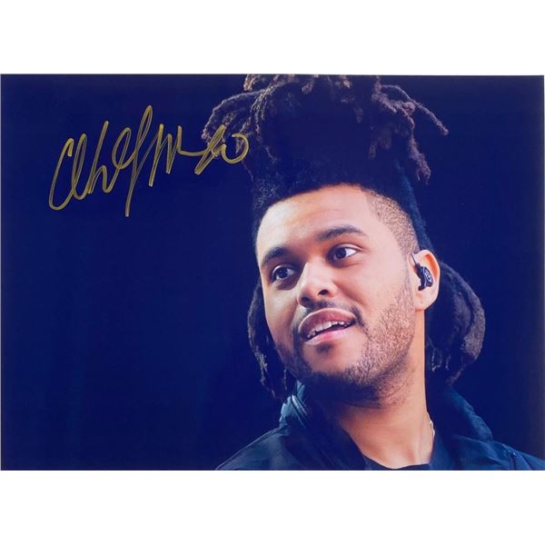 The Weeknd facsimile signed  photo