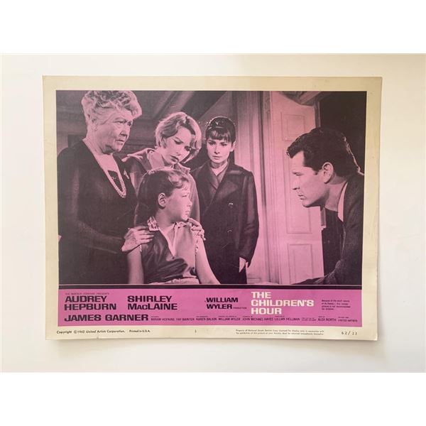 The Children's Hour original 1962 vintage lobby card