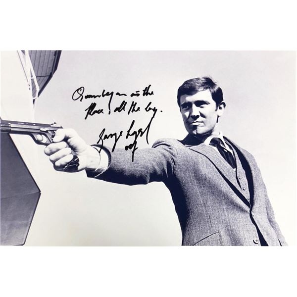 James Bond George Lazenby facsimile signed  photo