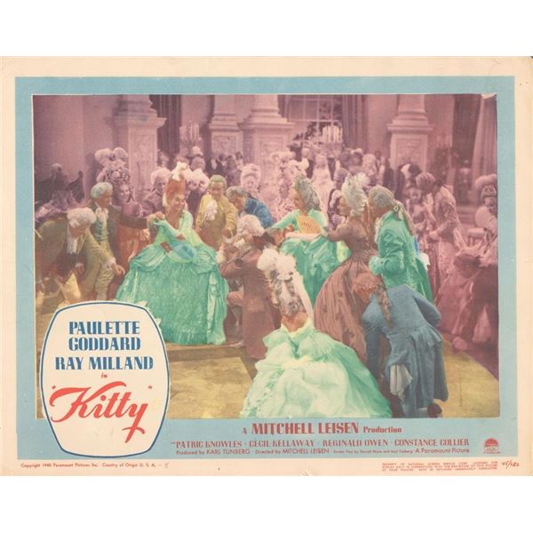 Kitty 1945 original vintage lobby card