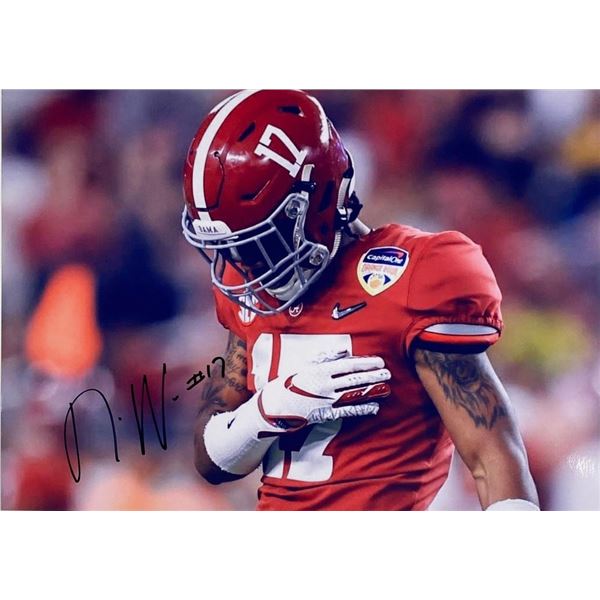 Alabama Crimson Tide Jaylen Waddle facsimile signed  photo