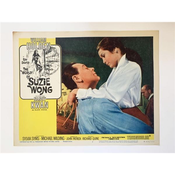 The World of Suzie Wong original 1965R vintage lobby card