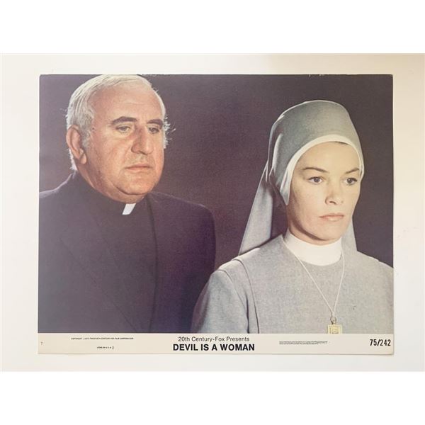 The Devil Is a Woman original 1975 vintage lobby card