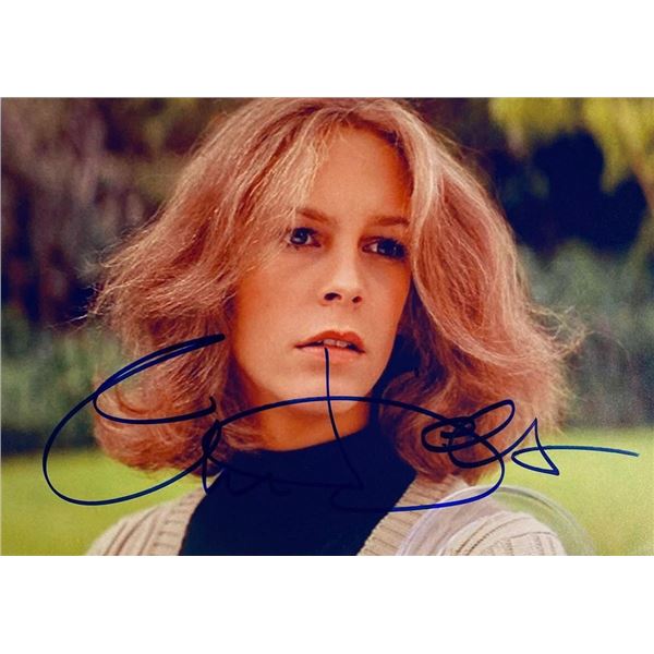 Halloween Jamie Lee Curtis facsimile signed  photo