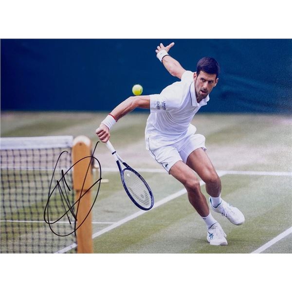 ATP Novak Djokovic facsimile signed  photo