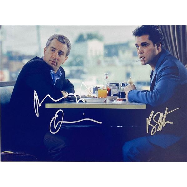 Goodfellas Robert De Niro and Ray Liotta facsimile signed  movie photo
