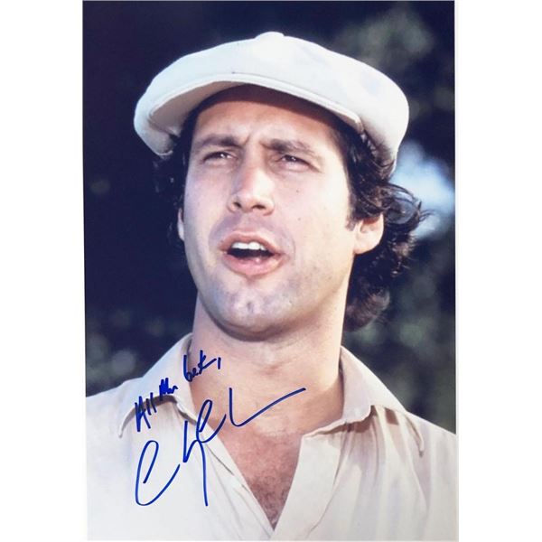 Caddyshack Chevy Chase facsimile signed  movie photo