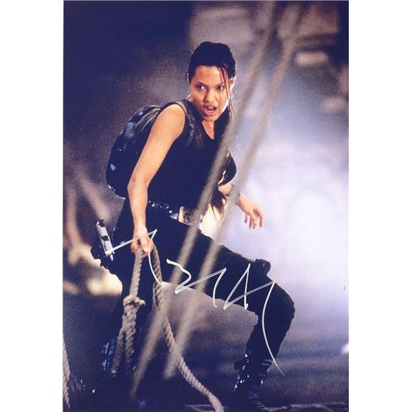 Lara Croft: Tomb Raider Angelina Jolie facsimile signed  movie photo