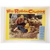 Image 1 : Miss Robin Crusoe original 1953 vintage lobby card