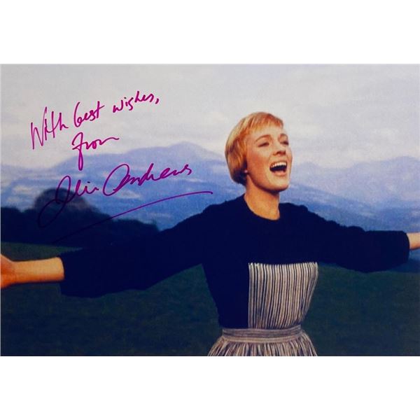The Sound Of Music Julie Andrews facsimile signedphoto